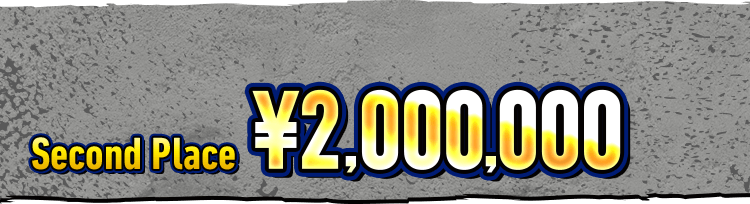 Second Place ¥0,000,000