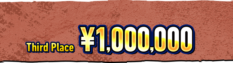 Third Place ¥0,000,000